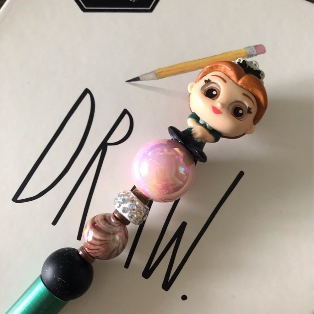 Disney Doorables: Haunted Mansion: Maid handmade beaded pen